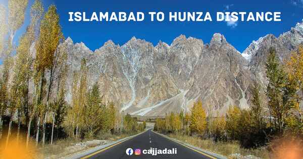 Distance from Islamabad to Hunza